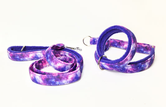 Galaxy design 26" headcollar and matching 1m lead